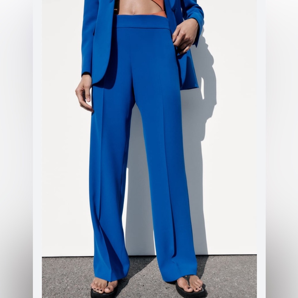 NWT ZARA BLUE PANTS